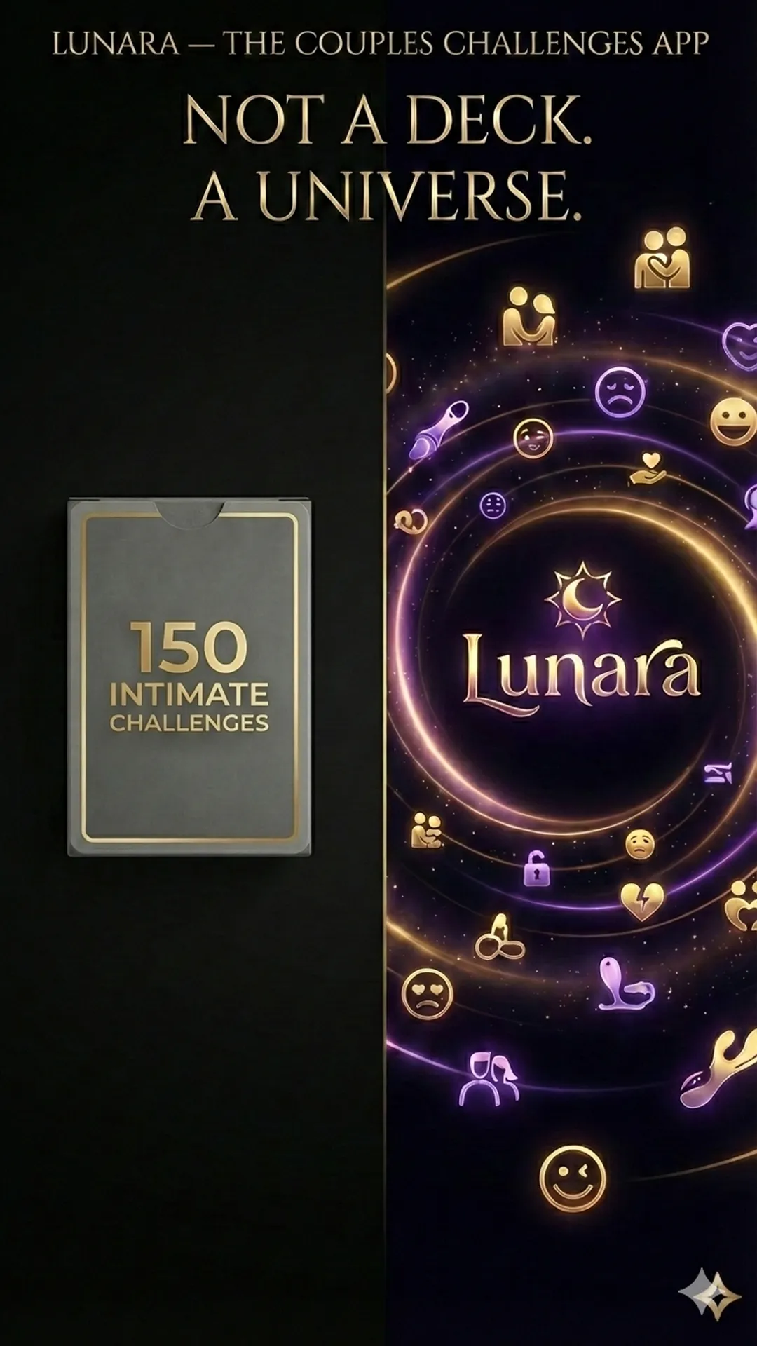 Lunara online couples game vs traditional card deck comparison